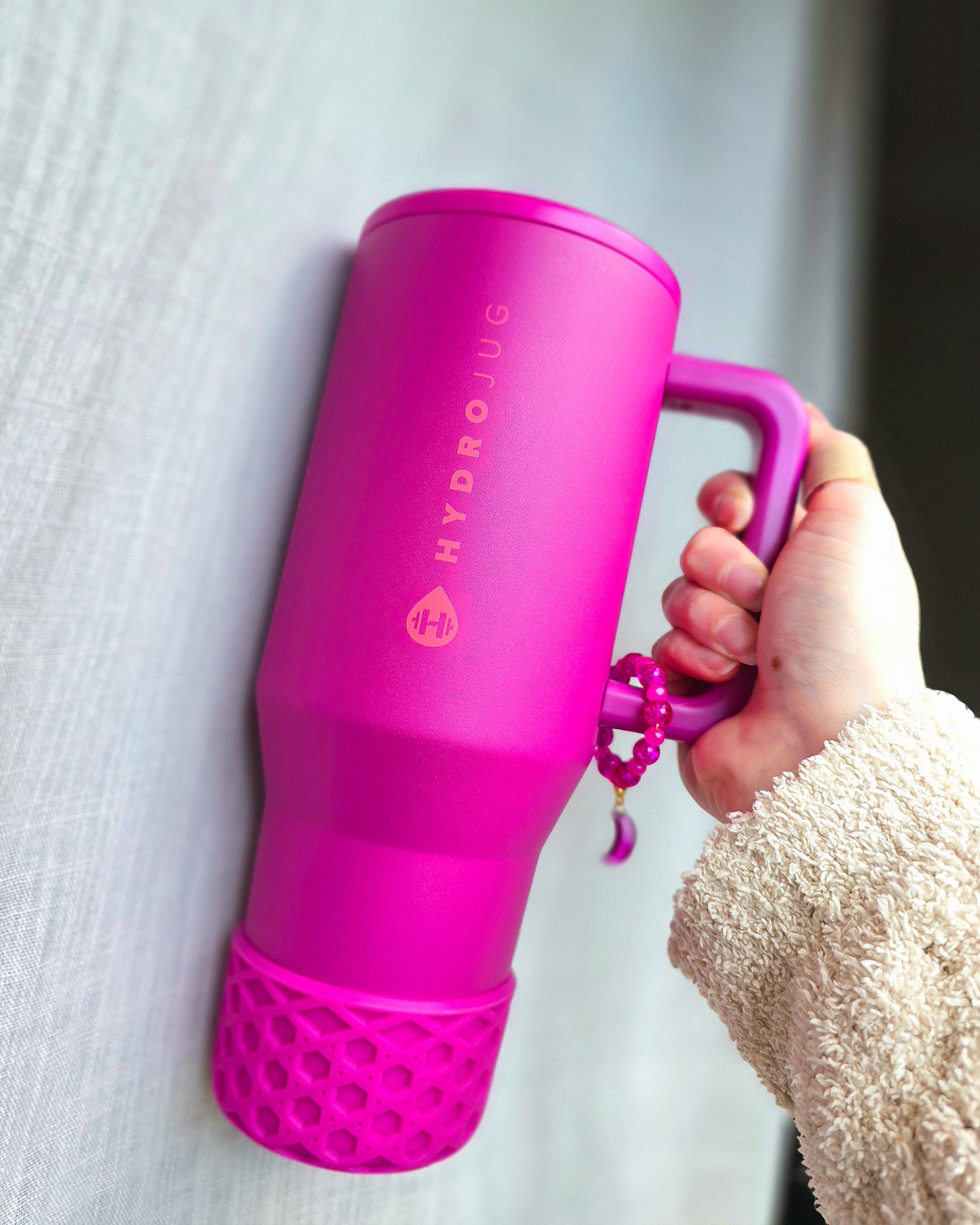 Stanley + Hydro Jug Fushia/Berry Moon Luxury Handle Charm