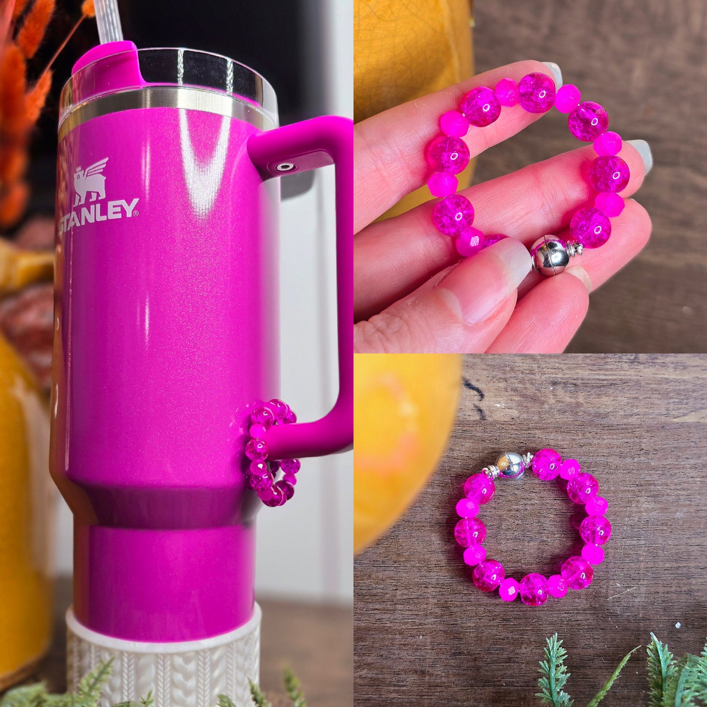 Stanley Punch Shimmer Luxury Handle Charm