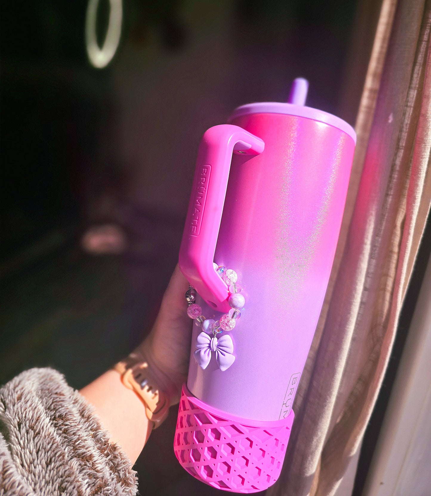 Stanley - HydroJug - Brumate •Cotton Candy• Luxury Bow Handle Charm