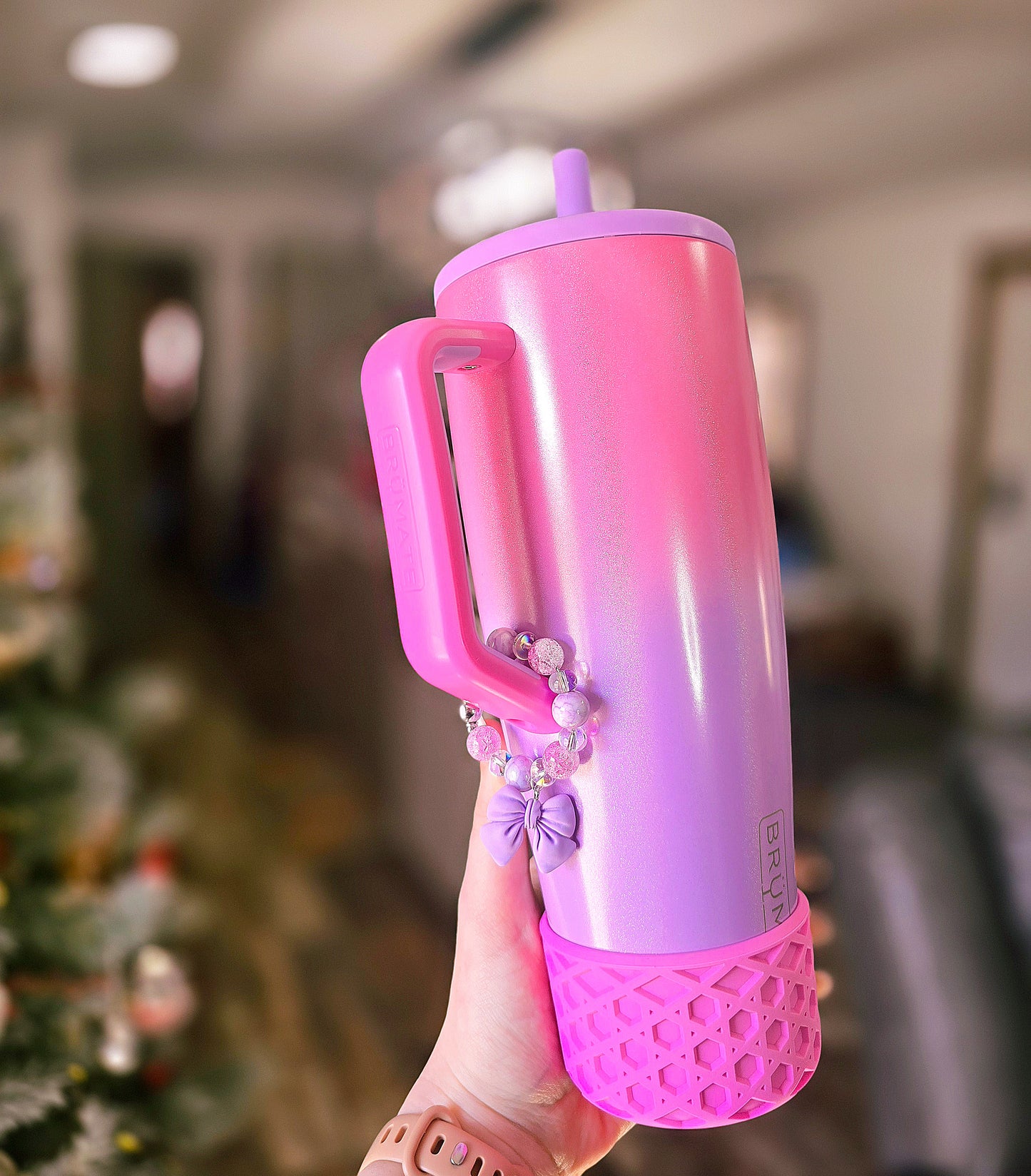 Stanley - HydroJug - Brumate •Cotton Candy• Luxury Bow Handle Charm