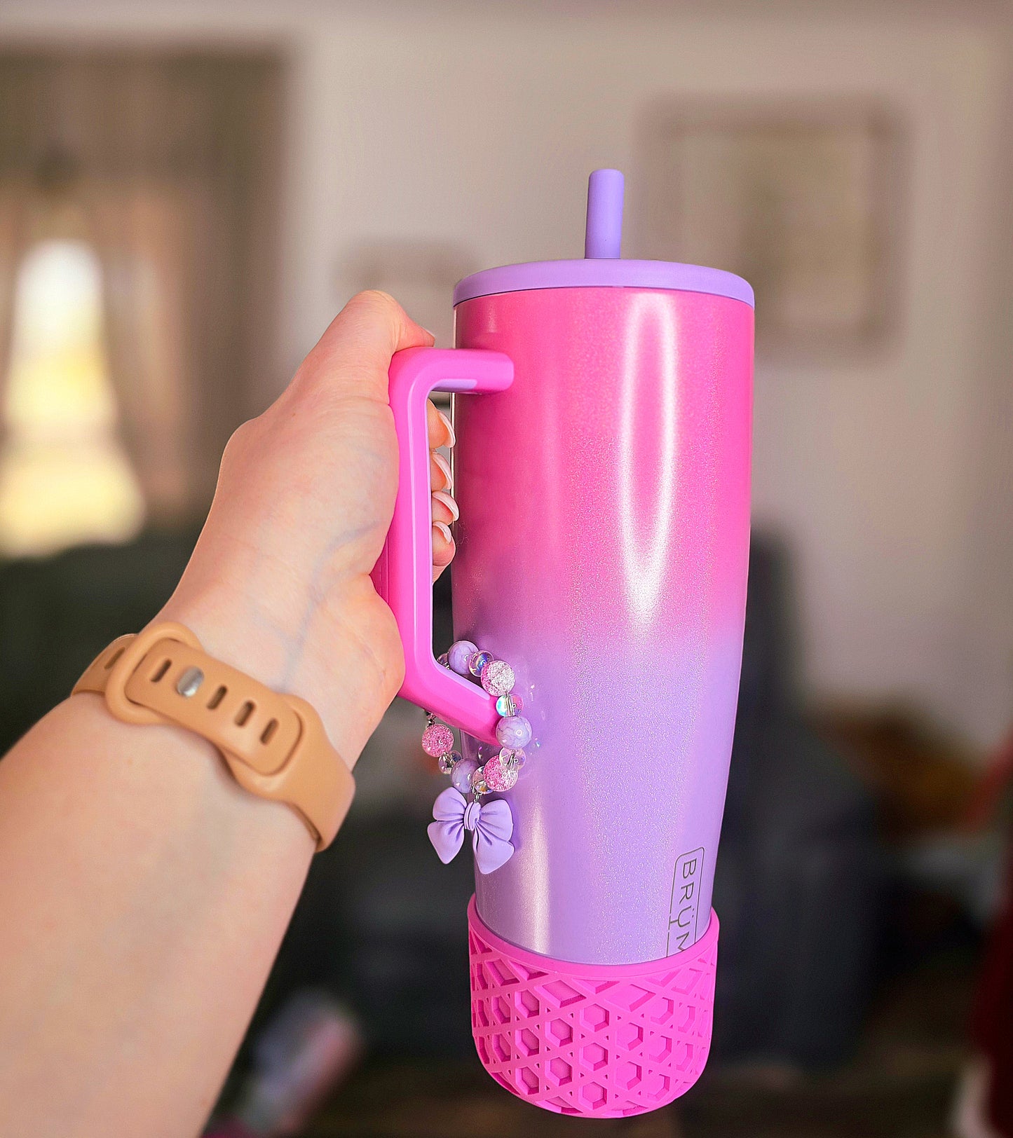 Stanley - HydroJug - Brumate •Cotton Candy• Luxury Bow Handle Charm