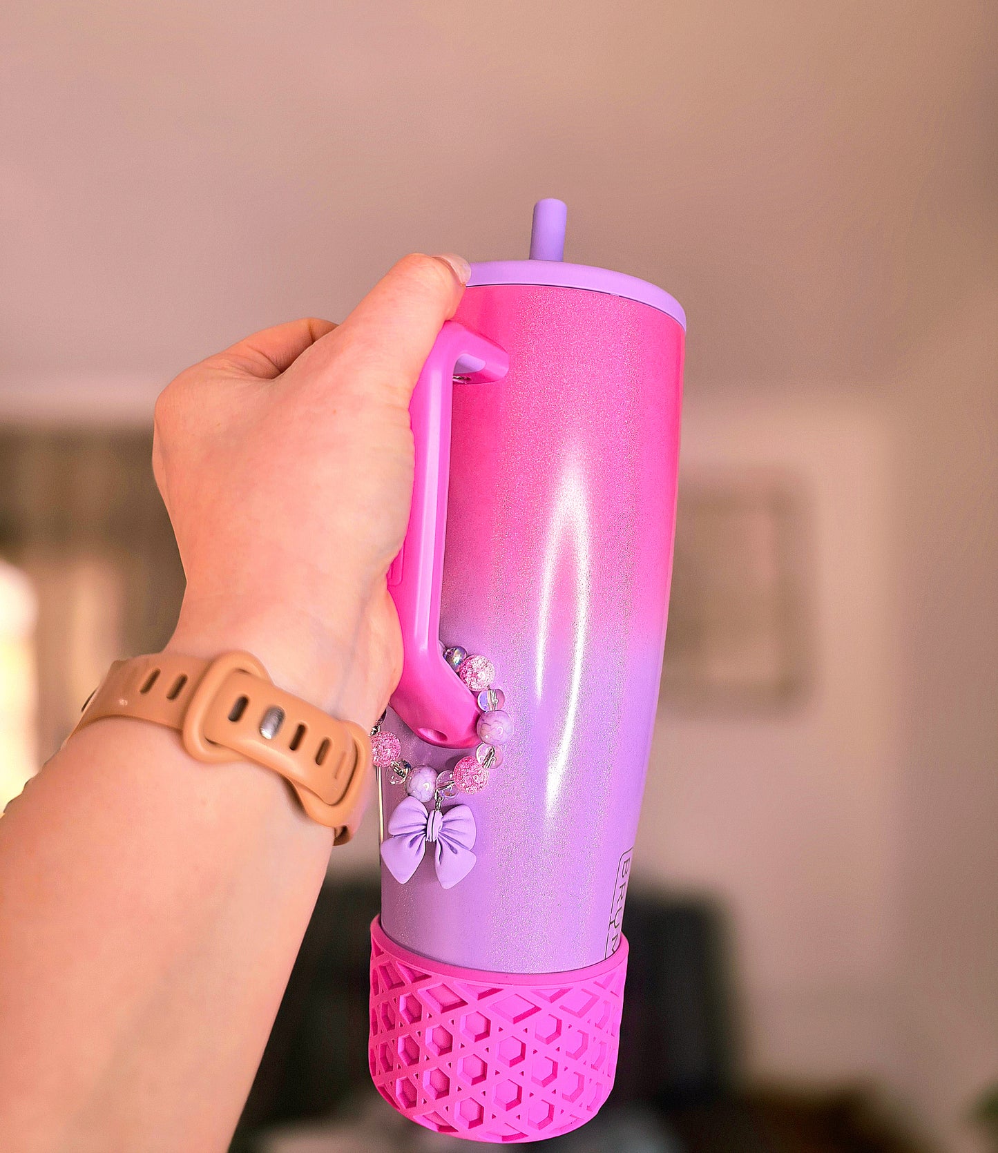 Stanley - HydroJug - Brumate •Cotton Candy• Luxury Bow Handle Charm