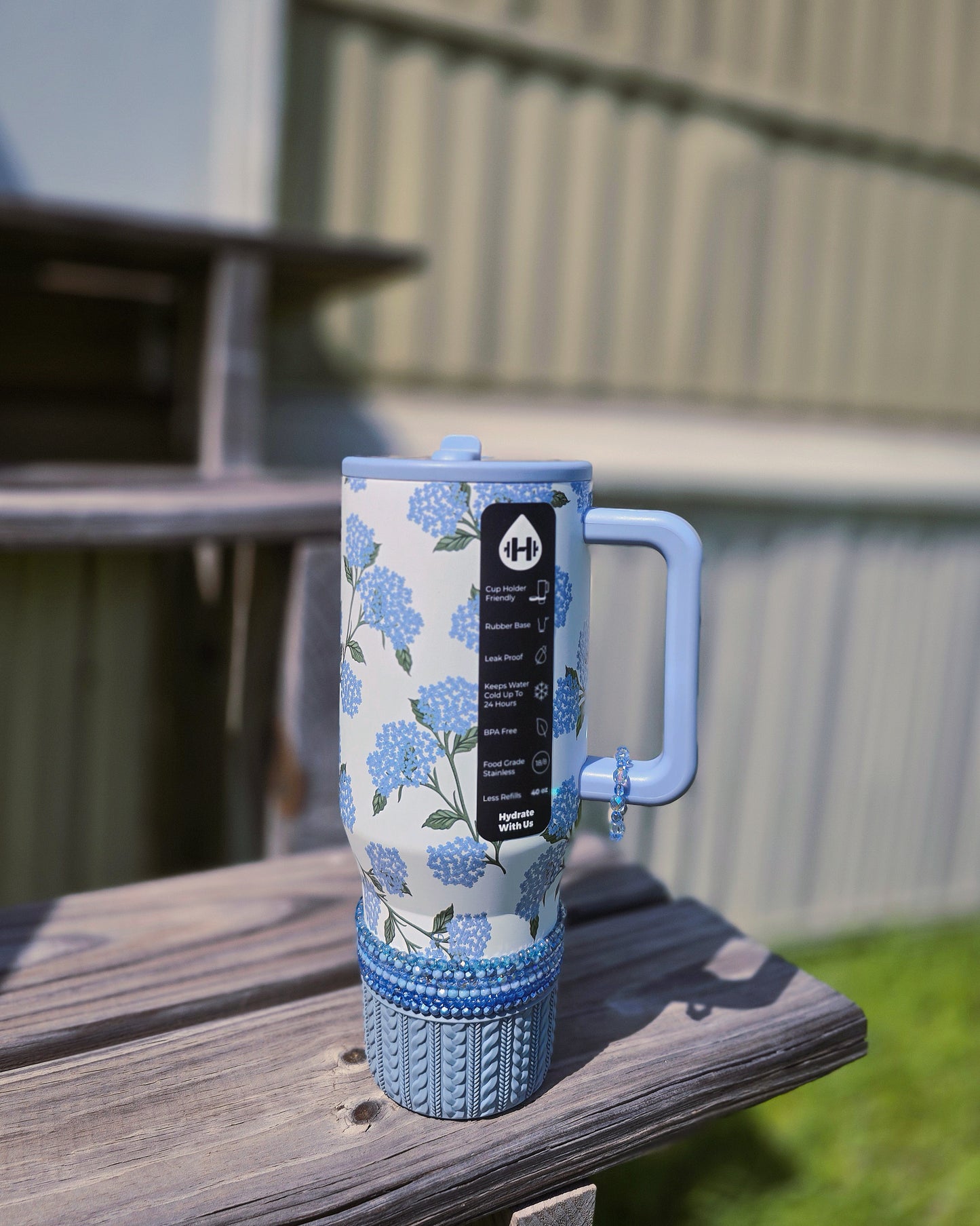HydroJug Hydrangea Luxury Stack + Handle Charm