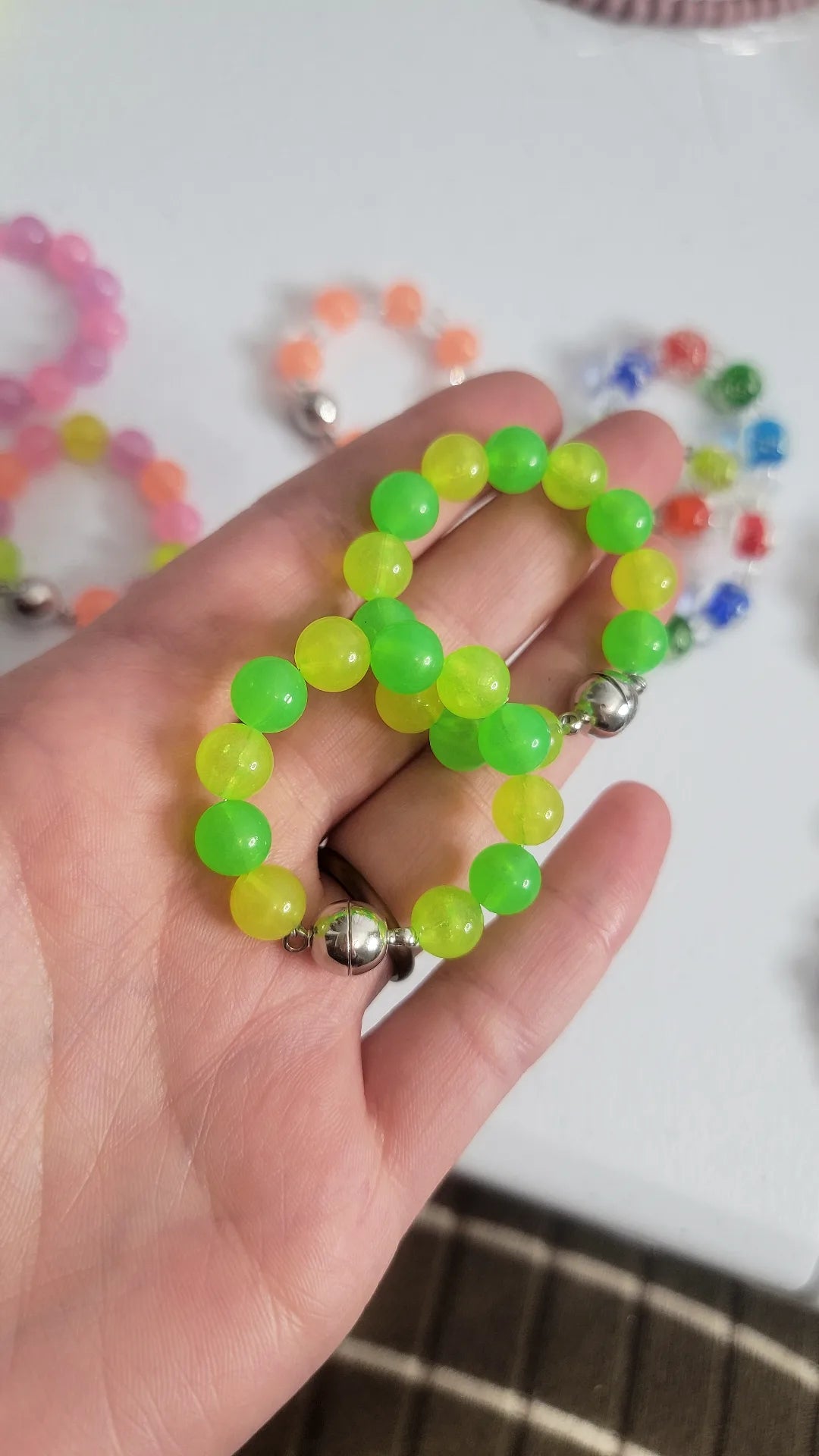 Stanley Neon Green/Yellow Glow Handle Charm
