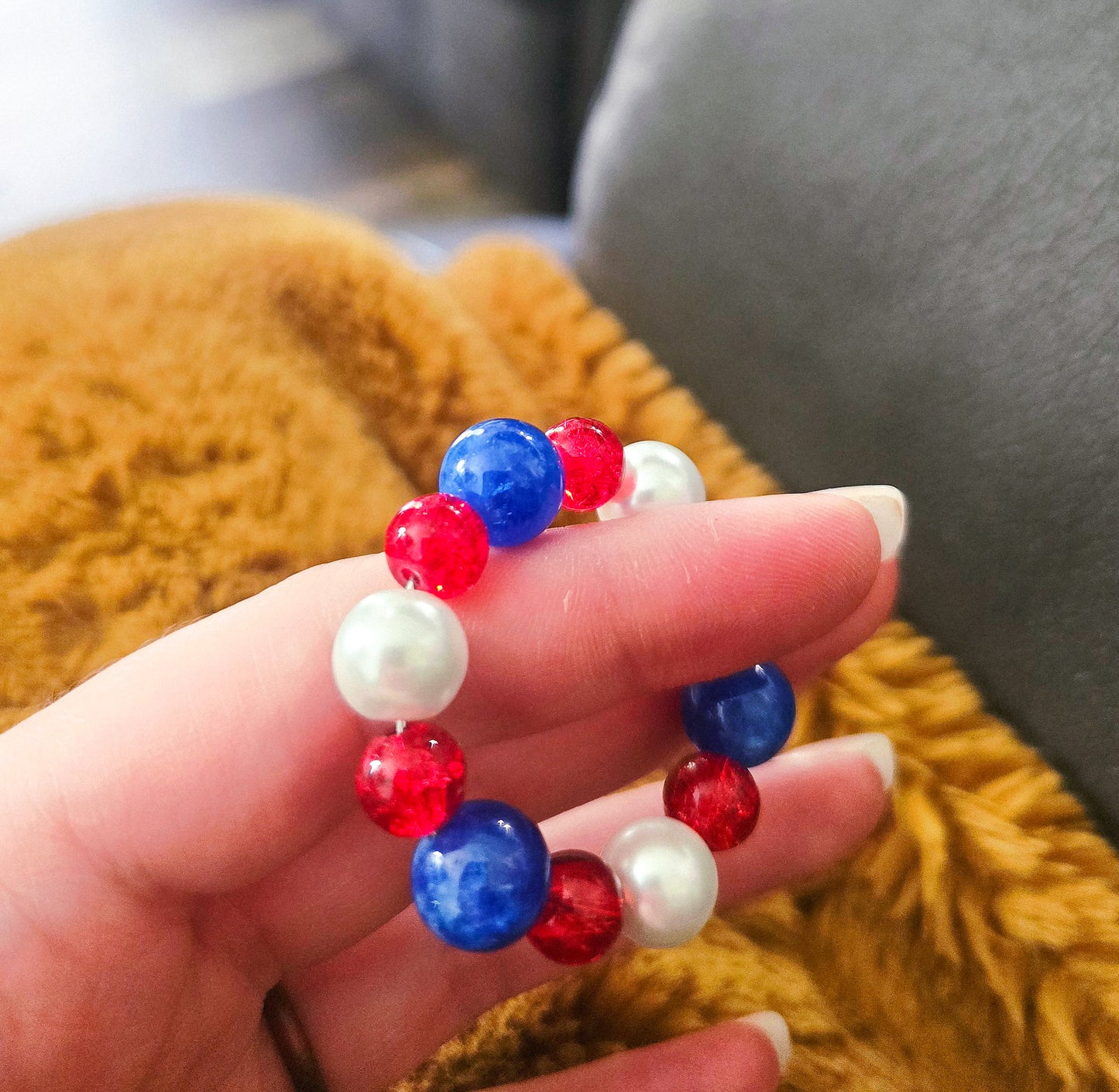 America The Beautiful Luxury Handle Charm