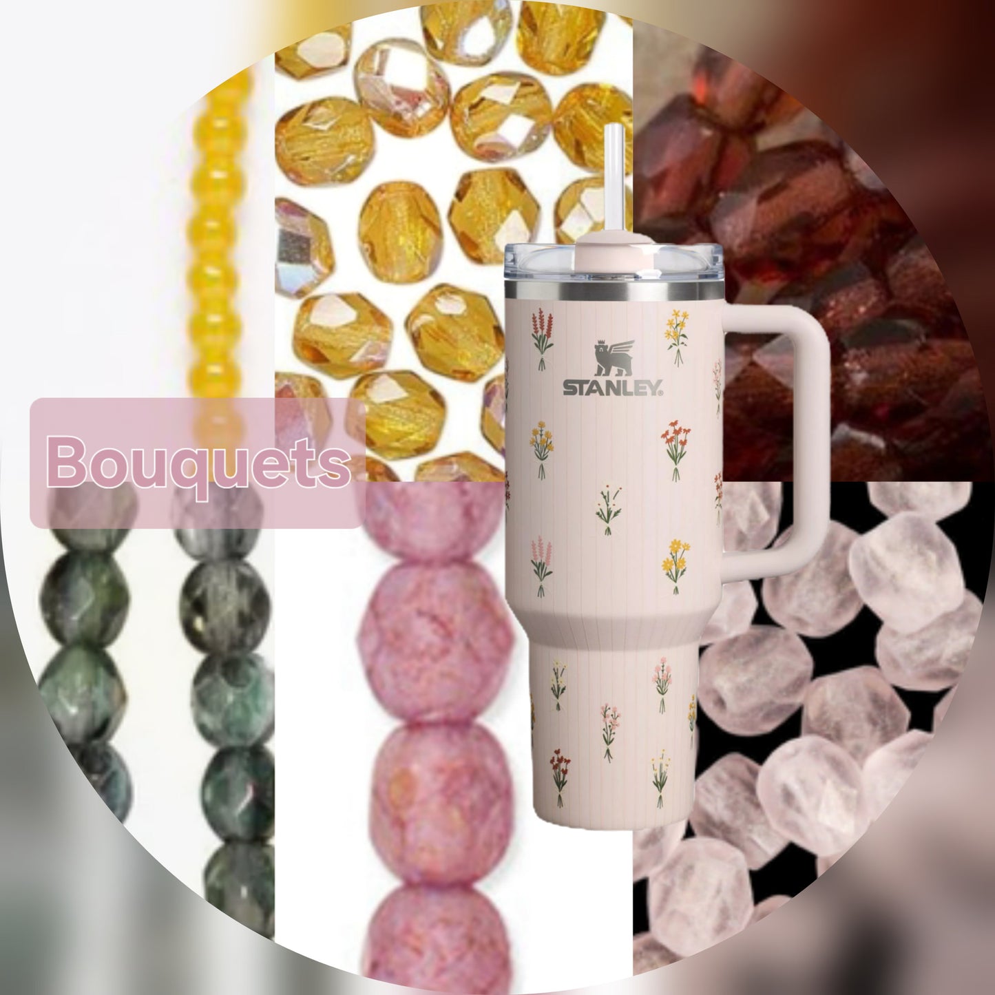 •Bouquets• Stanley Luxury Bracelet Stack + Handle Charm Set