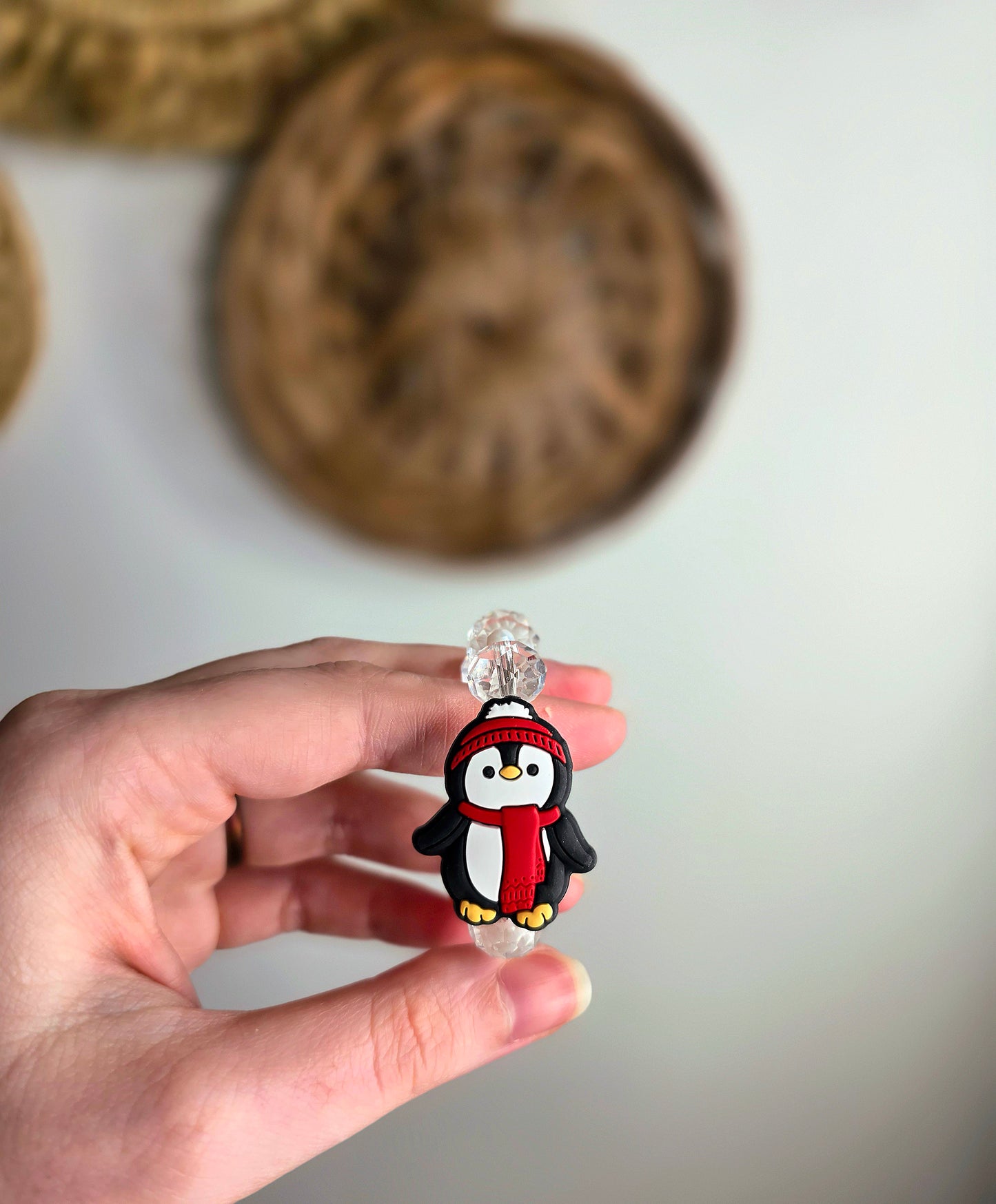 Stanley Christmas •Festive Penguin• Luxury Handle Charm