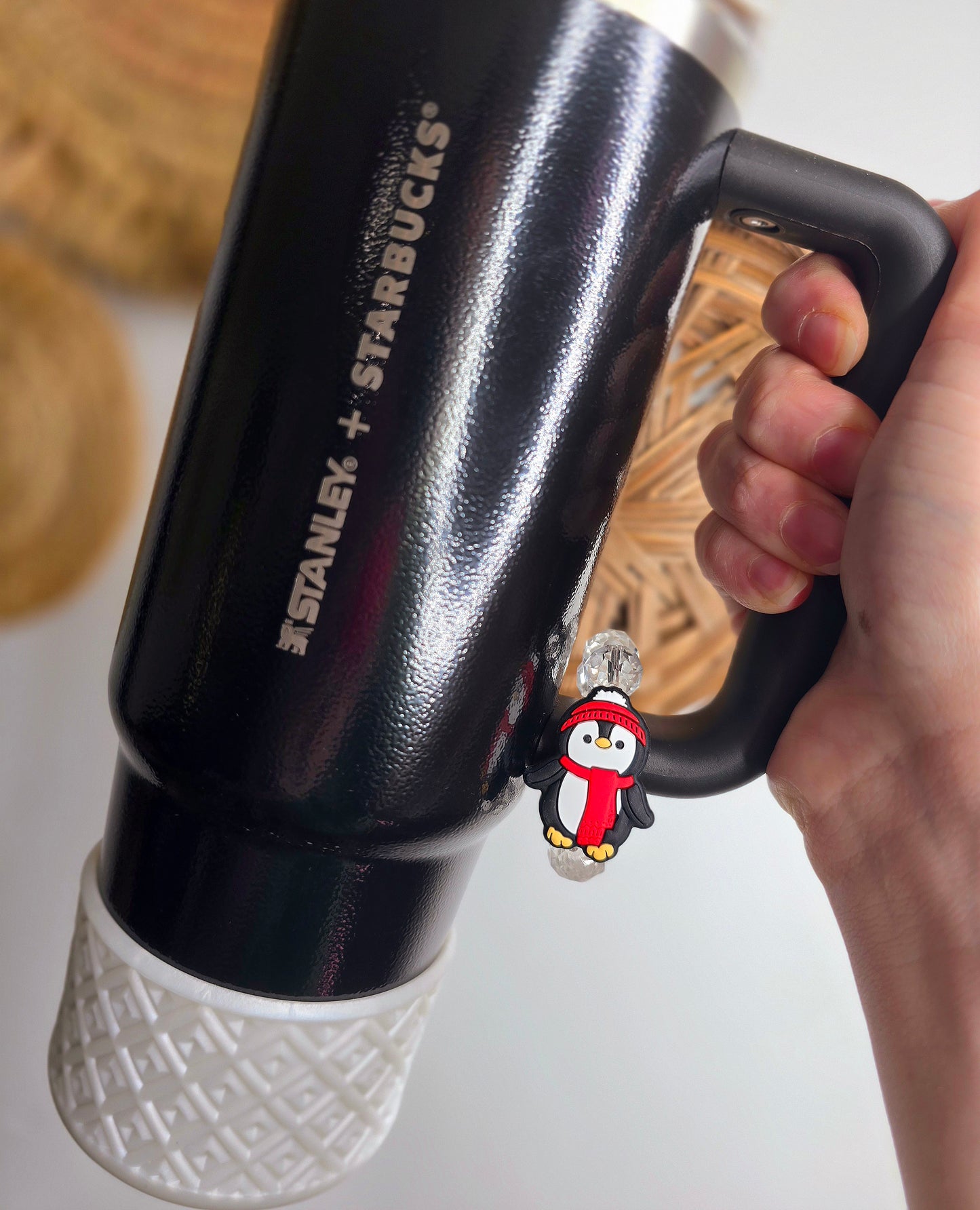 Stanley Christmas •Festive Penguin• Luxury Handle Charm