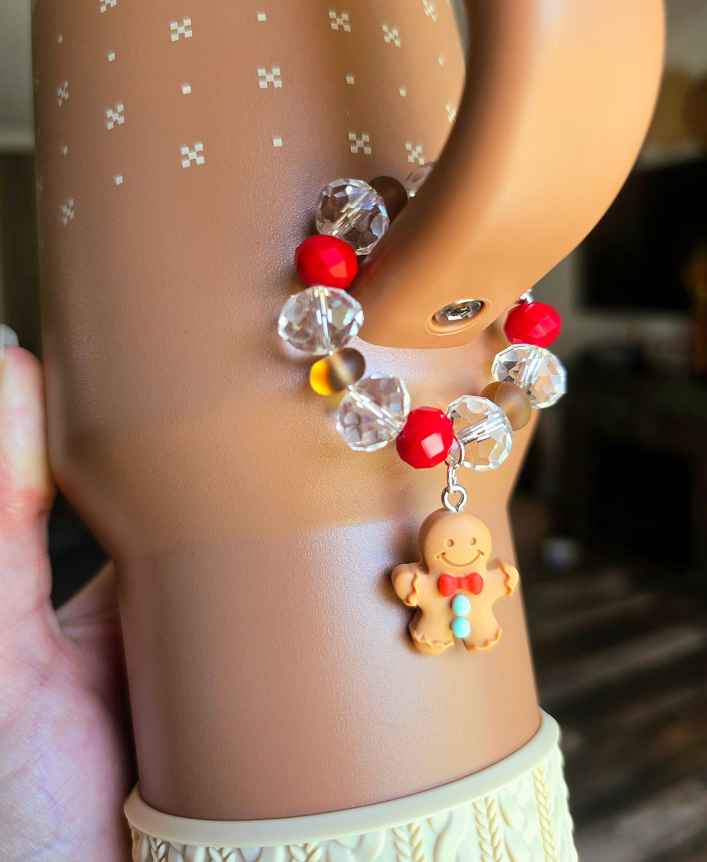 Stanley Christmas •Gingerbread Man Dangle• Luxury Handle Charm