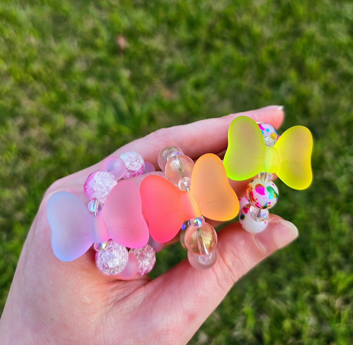 Summer Days Luxury Bow Handle Charms
