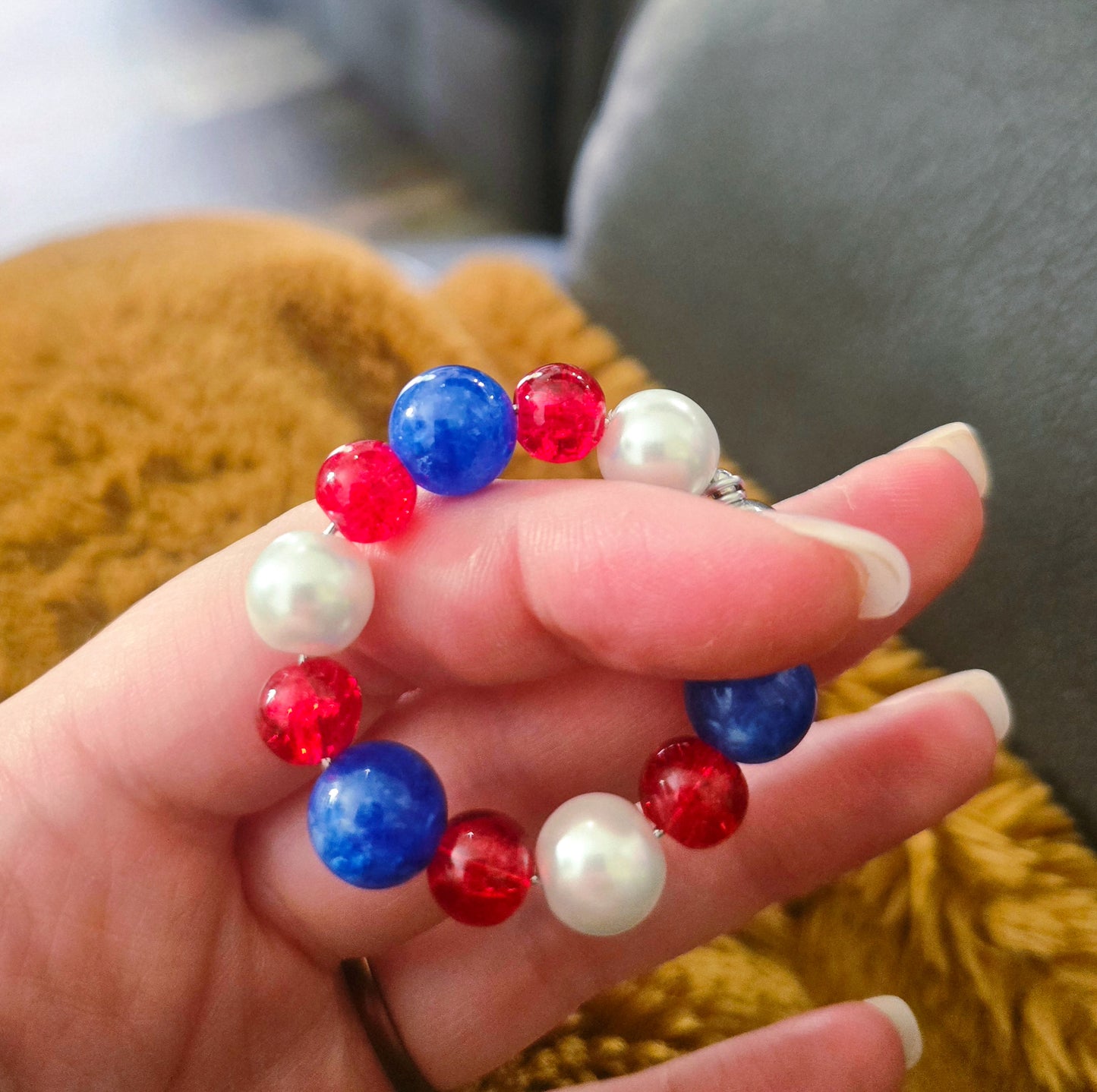 America The Beautiful Luxury Handle Charm