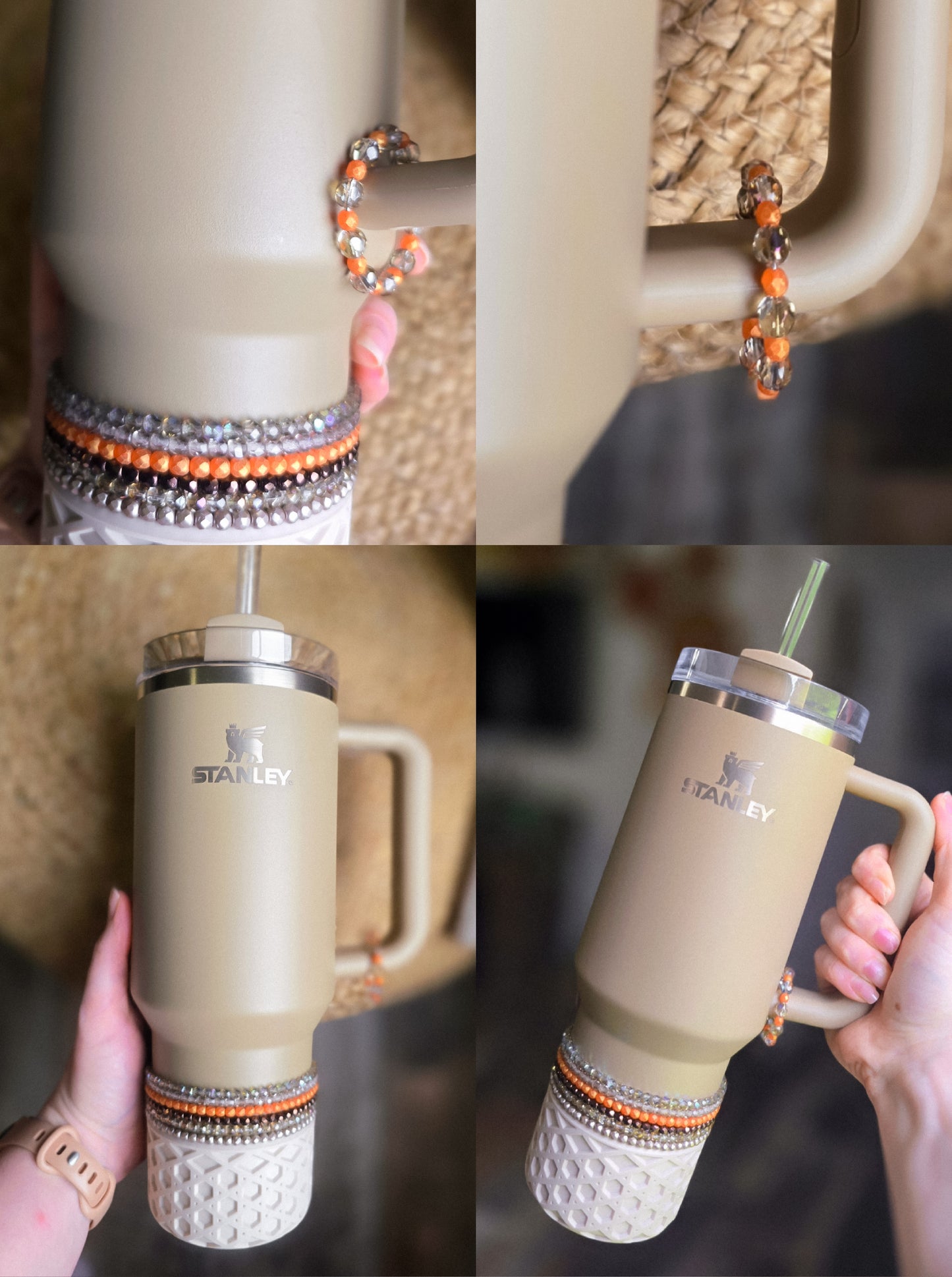 Stanley Posty Luxury Bracelet Stack + Handle Charm Accessory Set