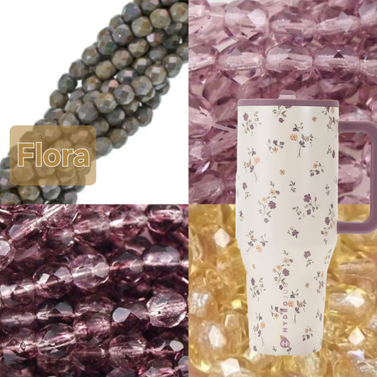 •Flora• Hydrojug Luxury Bracelet Stack + Handle Charm Set