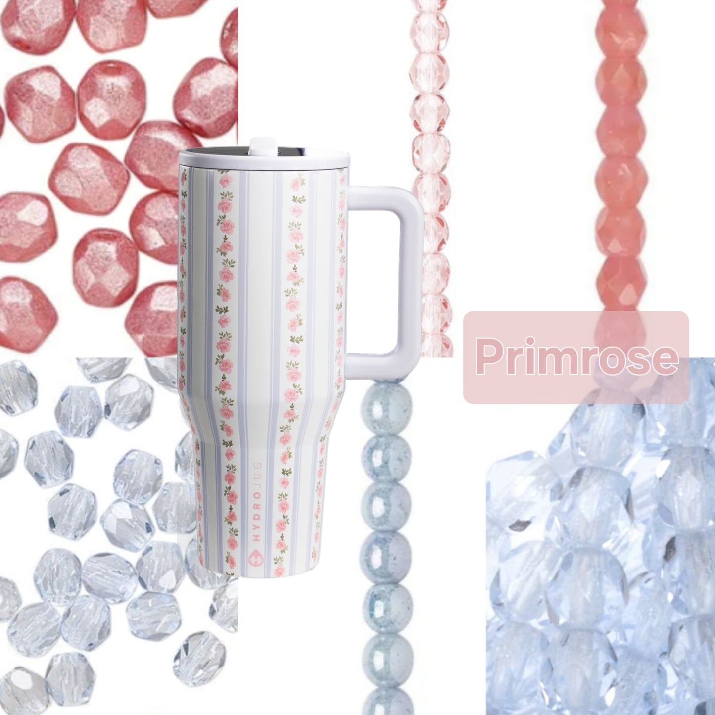 •Primrose• Hydrojug Luxury Bracelet Stack + Handle Charm Set
